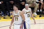 威力十足！25-26赛季东契奇和里夫斯同时在场时湖人净效率+8.9